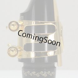 Photo3: Wood Stone Soprano Saxophone Metal Ligature